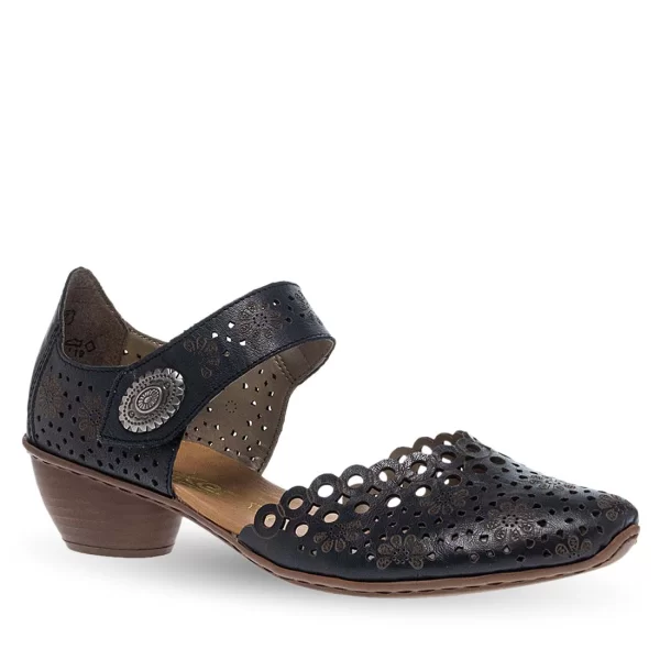 Γυναικεία Δερμάτινα Πέδιλα Rieker 43753-14