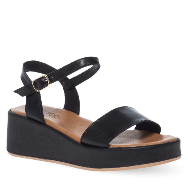 Γυναικεία Δερμάτινα Flatform Parex 12729014