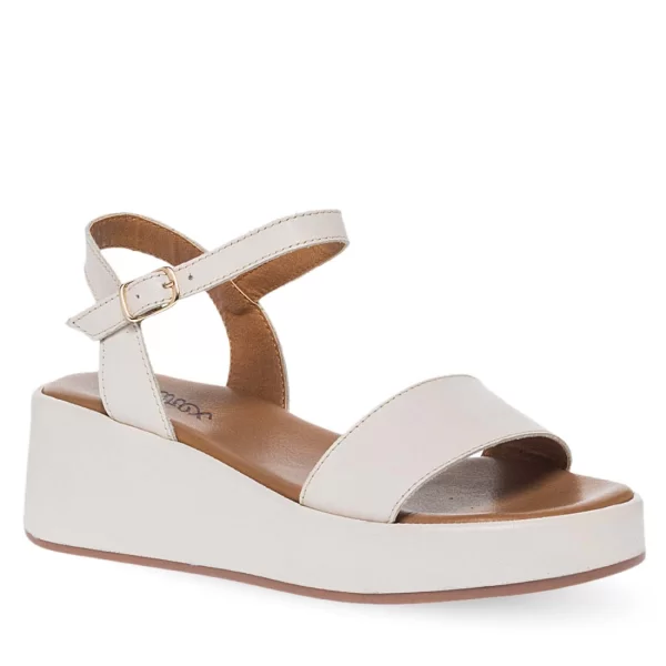 Γυναικεία Δερμάτινα Flatform Parex 12729014