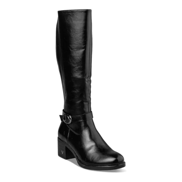 Envie Shoes Γυναικεία Μπότα RIDING KNEE-HIGH BOOTS V63-22225-34 Μαύρο