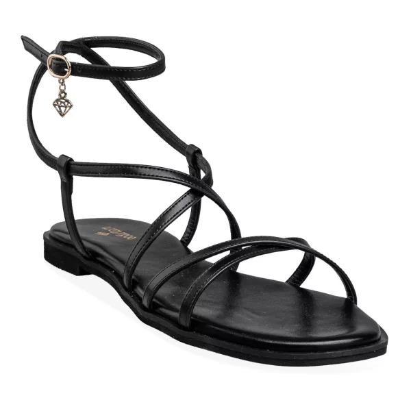 Mairiboo by Envie Shoes Γυναικεία Πέδιλα M03-21878-34 Μαύρο