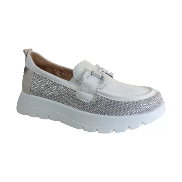 My soft Γυναικεία Παπούτσια Μοκασίνια 25M269 Λευκό