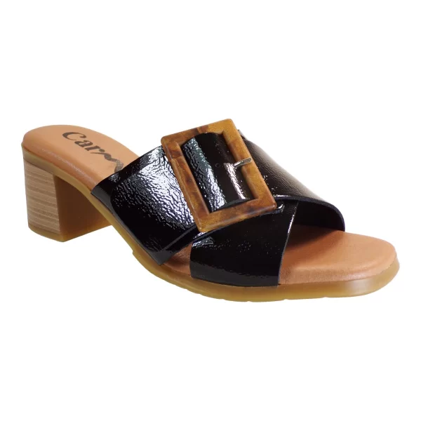 CARMESI Γυναικεία Παπούτσια Ανατομικά Παντόφλες PEPA Μαύρο