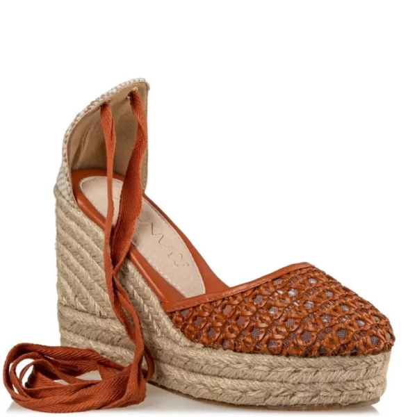 Miss NV Γυναικεία Πέδιλα Εσπαντρίγιες V15-13166-26 Κάμελ