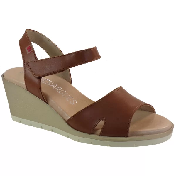 PEPE MENARGUES SHOES Γυναικεία Παπούτσια Πέδιλα 3079 Ταμπά Δέρμα