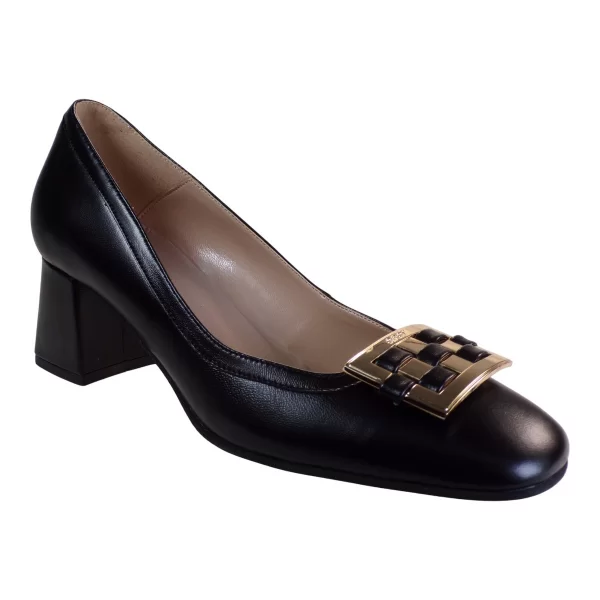 Fardoulis Shoes Γυναικεία Παπούτσια Γόβες 537-04 Μαύρο Δέρμα
