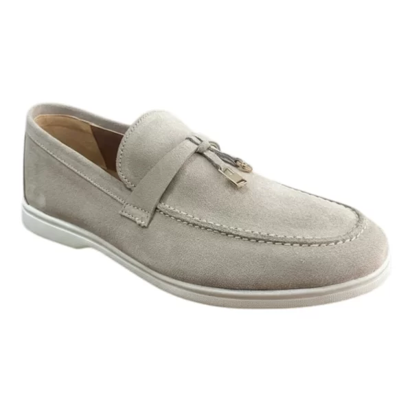 Commanchero Γυναικεία Παπούτσια Μοκασίνια 51339-428 Μπέζ Δέρμα