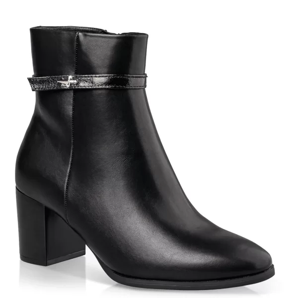 Envie Shoes Γυναικεία Μποτάκια ANKLE BOOTS V57-22130-34 Μαύρο BLOCK HEEL BOOTIES