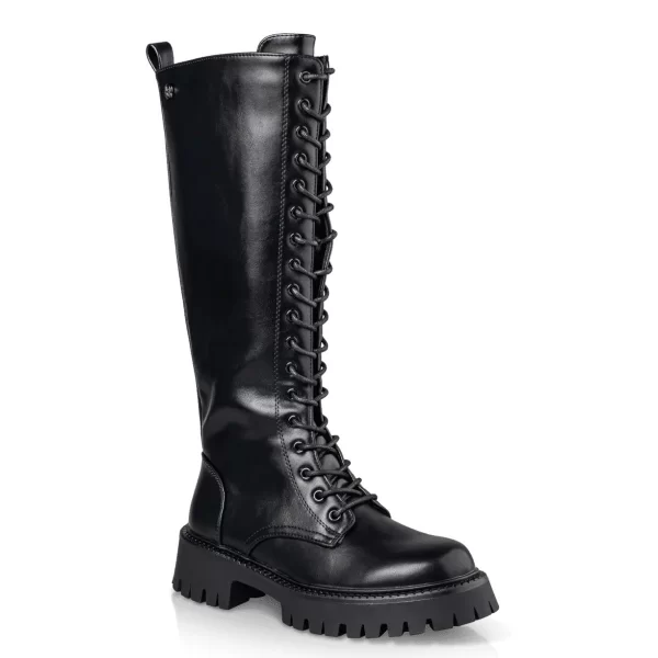 Envie Shoes Γυναικεία Μπότα COMBAT BOOTS E23-22004-34 Μαύρο