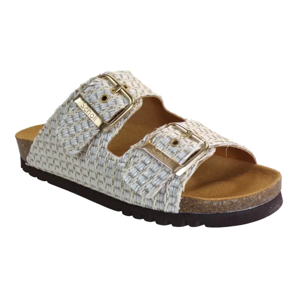 Scholl Γυναικεία Σανδάλια Ανατομικά Δερμάτινα NOELLE F31168-1065 Εκρού