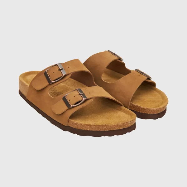 Γυναικεία δερμάτινα σανδάλια