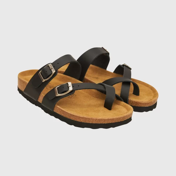 Γυναικεία δερμάτινα σανδάλια