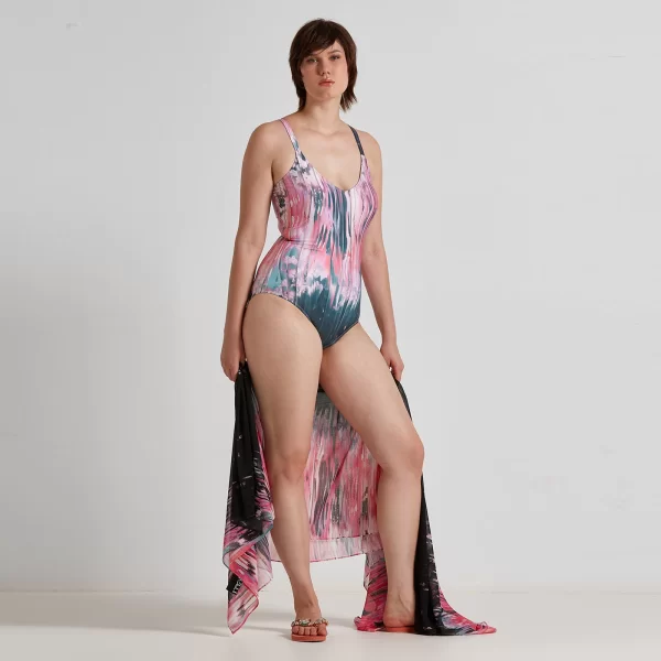 Ολόσωμο μαγιό tie dye