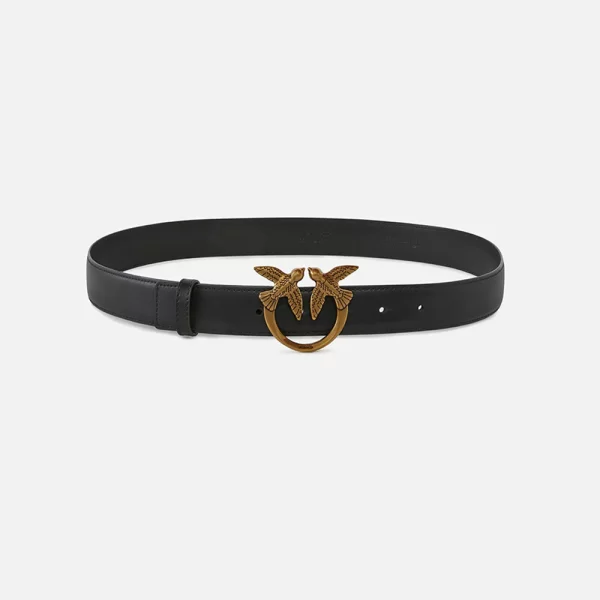 PINKO LOVE BERRY H3 BELT.LOW VITELLO 100125A0F1-Z99Q Black