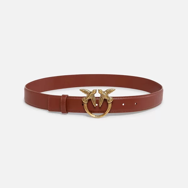 PINKO LOVE BERRY H3 BELT.LOW VITELLO 100125A0F1-L84Q Cappuccino