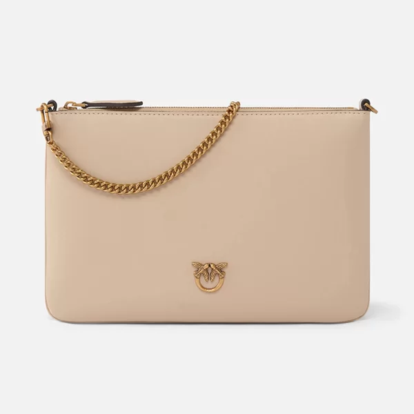 PINKO FLAT CLASSIC VITELLO SETA 100455A0F1-C50Q Biege