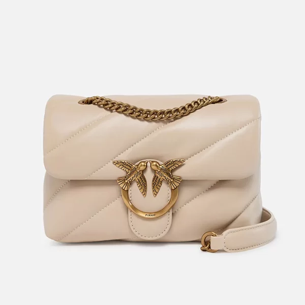 PINKO LOVE PUFF MINI CL SHEEP NAPPA 100039A0F2-C50Q Biege