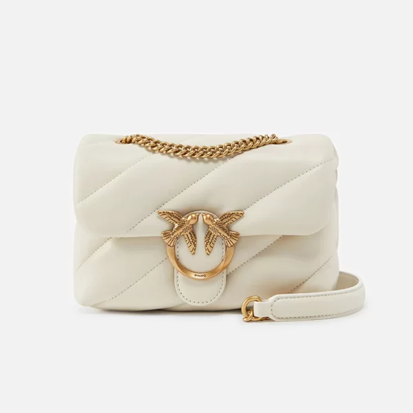 PINKO LOVE PUFF MINI CL SHEEP NAPPA 100039A0F2-Z14Q Cream