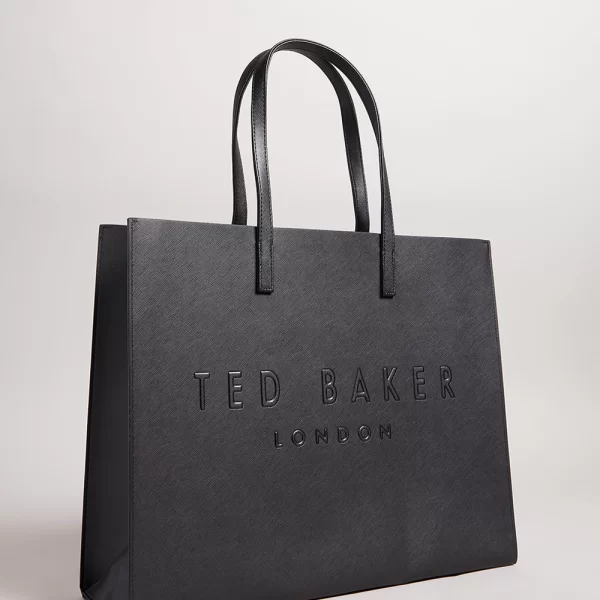 TED BAKER SUKICON Crosshatch East West Icon Bag 283869-BLACK Black