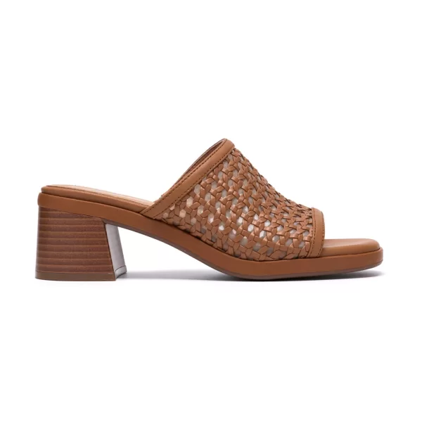 Clarks γυναικεία mules με χοντρό τακούνι 