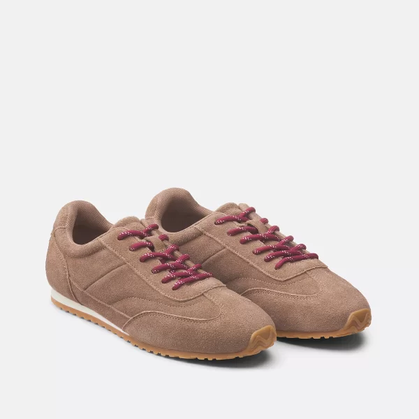 Sneakers από σουέντ δέρμα