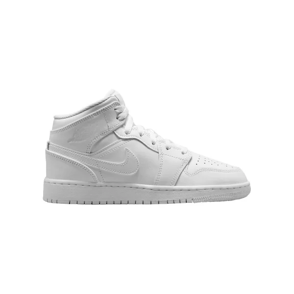 Sneakers Nike 1 Mid Triple White (2023) (GS)
