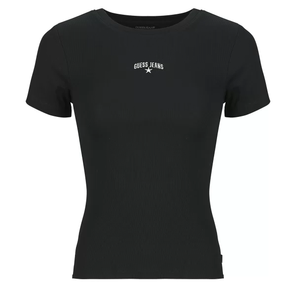 T-shirt με κοντά μανίκια Guess GJ SS CN RIB EMBRO