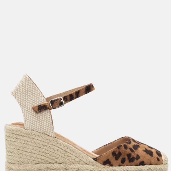 Πλατφόρμες Εσπαντρίγιες με Μπαρέτα - Animal Print