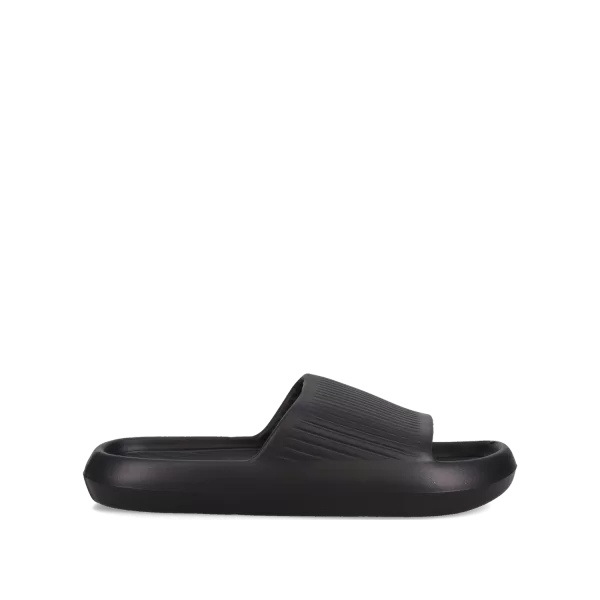 Μαύρο chunky beach slide
