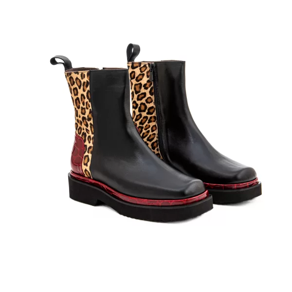 Δερμάτινα Μποτάκια Art 3FW09