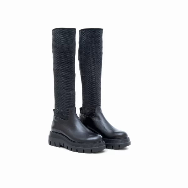 Δερμάτινες Μπότες Art 1FW24 Black