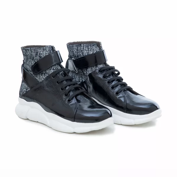 Δερμάτινα Μποτάκια Art 1FW231 Black