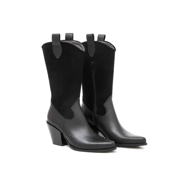 Δερμάτινες Μπότες Art 19FW61 Black