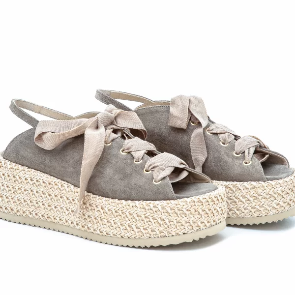 Δερμάτινα Πέδιλα Flatforms Art 3SS38