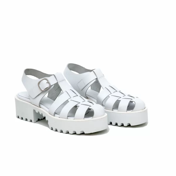 Δερμάτινα Πέδιλα Flatforms Art 2SS41