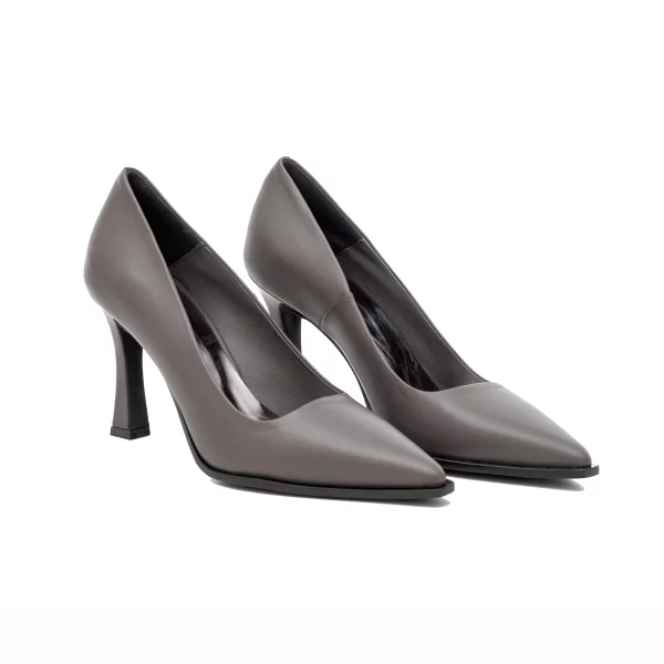 Δερμάτινες Γόβες Art 1fw91 Taupe