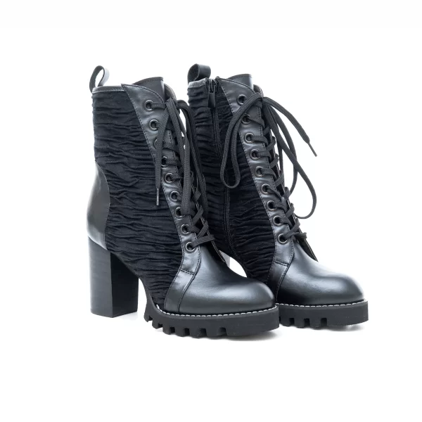 Δερμάτινα Μποτάκια Art 1fw104 Black