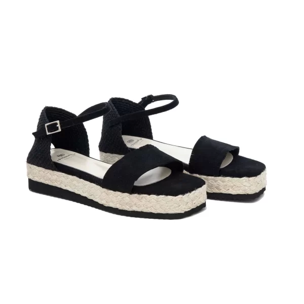 Δερμάτινα Flatforms Art 1SS94 Black