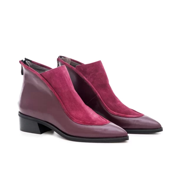 Δερμάτινα Μποτάκια Art 19FW29 Bordeau