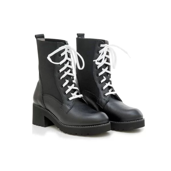 Δερμάτινα Μποτάκια Art 19FW45 Black