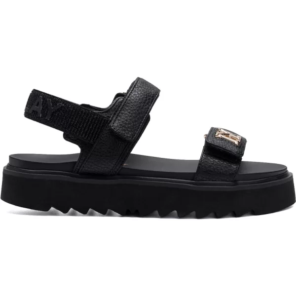 REPLAY μαύρο σανδάλι ALICANTE STRAP