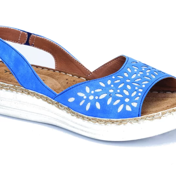 Ανατομικό γυναικείο δερμάτινο πέδιλο SaveYour Feet 7004