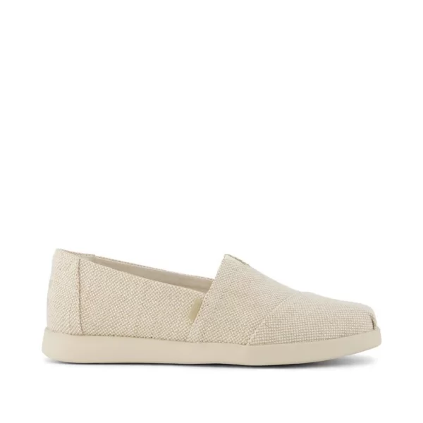 TOMS Γυναικείες Alpargata Plus Glimmer Sub Canvas Espandrilles 10023035 Μπέζ