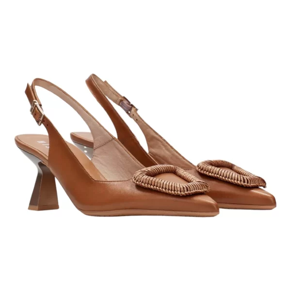 Hispanitas Γυναικεία Πέδιλα Slingback nova HV253910 Ταμπά Δέρμα