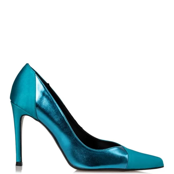 SHINY STILETTO PUMPS