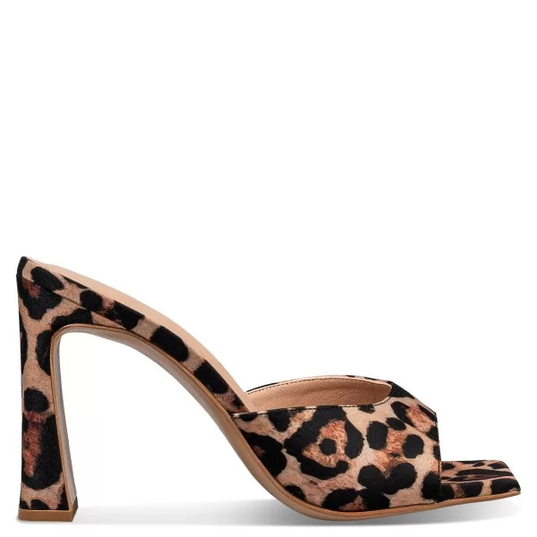 SLIM BLOCK HEEL MULES