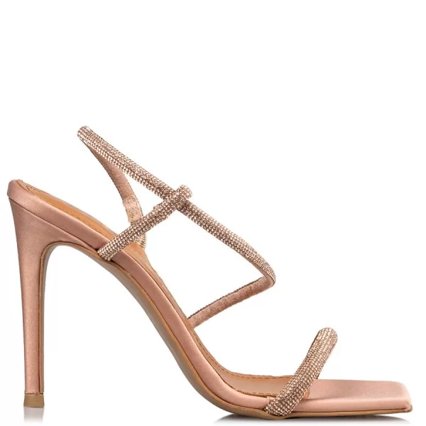 CRYSTAL EMBELLISHED SANDALS