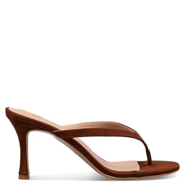 MID-HEEL THONG MULES