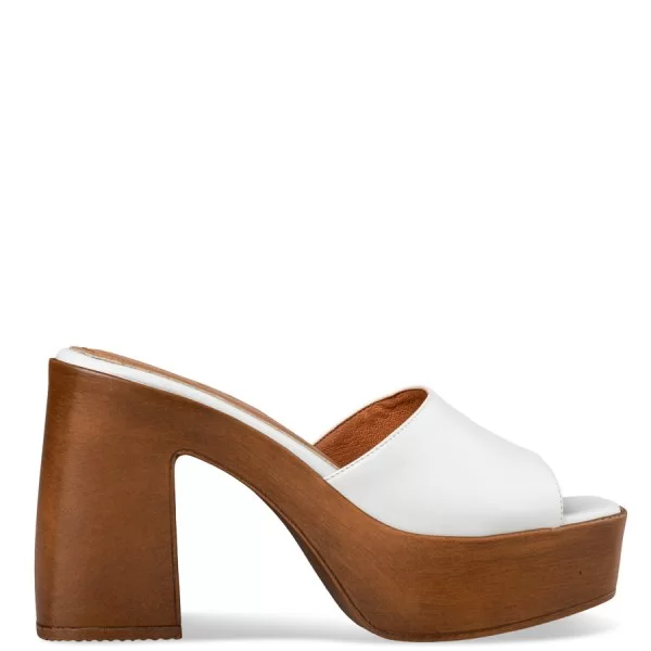 PLATFORM HEEL MULES