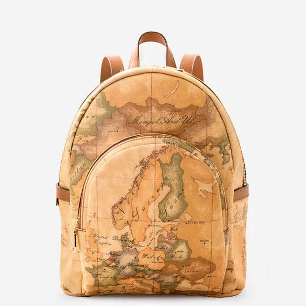 ALV.MARTINI BACKPACK 80%PVC,CO20%LEATH.ITAL.ORIGIN CD056-6000-0010 Tan